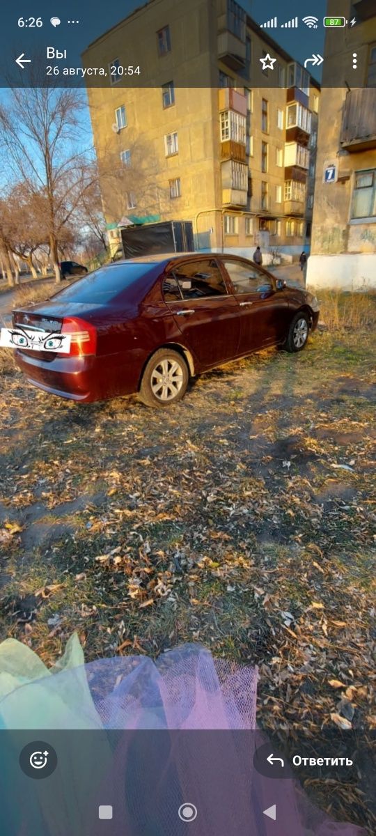 Продам авто Лифан Солана 2012 года
