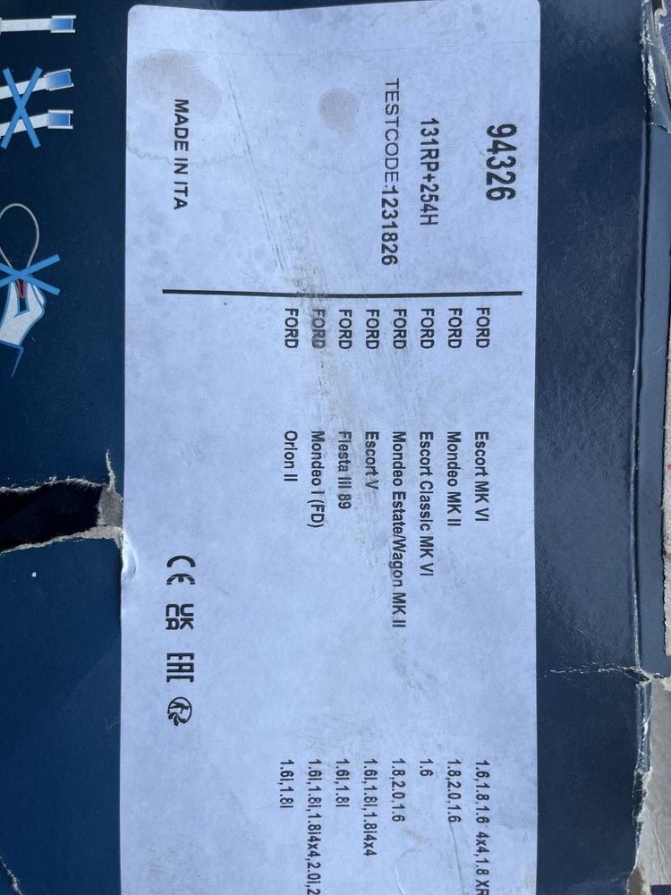 Ремень ГРМ 131RP х 254H  Код 94326 на модели Ford.