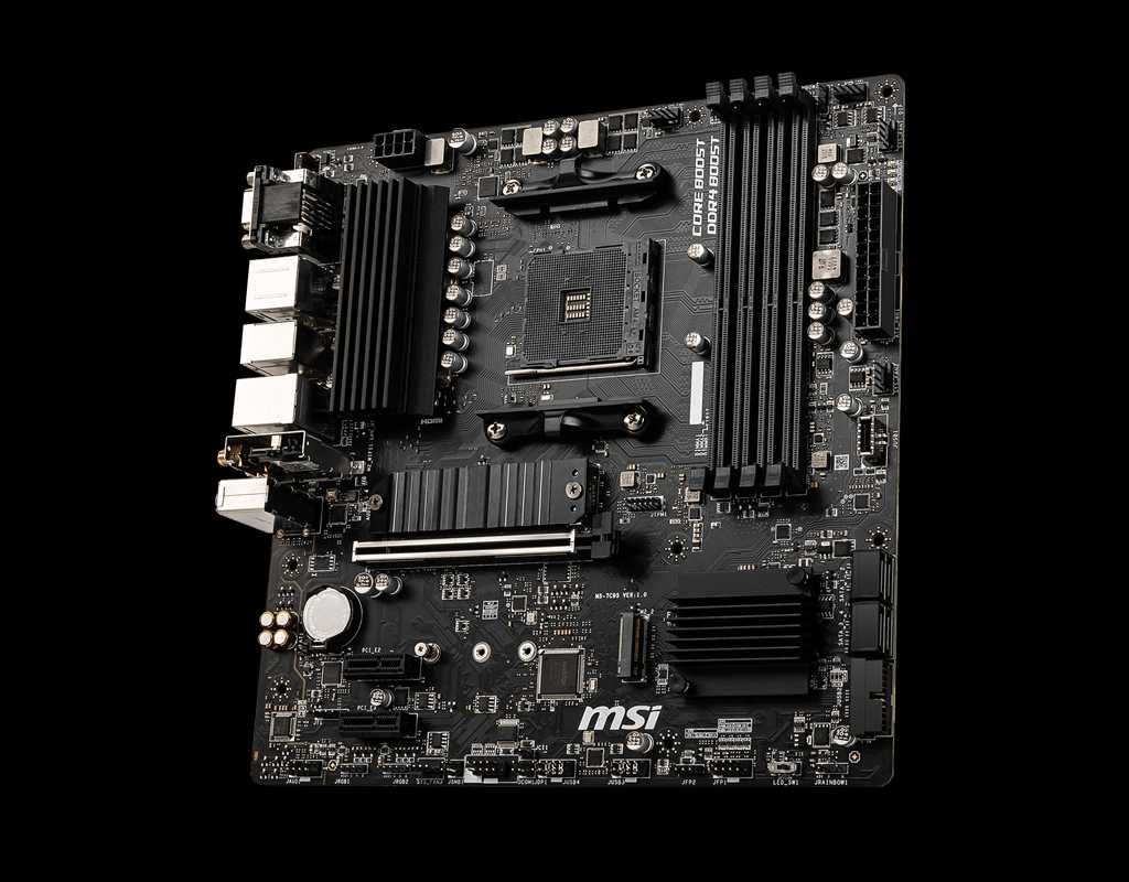 Материнская плата MSI B550M PRO-VDH WIFI AM4 4xDDR4 4xSATA3 2xM.2
