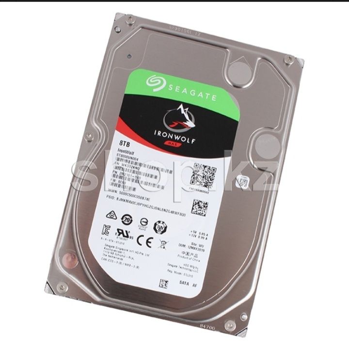 Жесткий диск HDD 8000 Gb Seagate IronWolf NAS (ST8000VN004), 3.5", 256