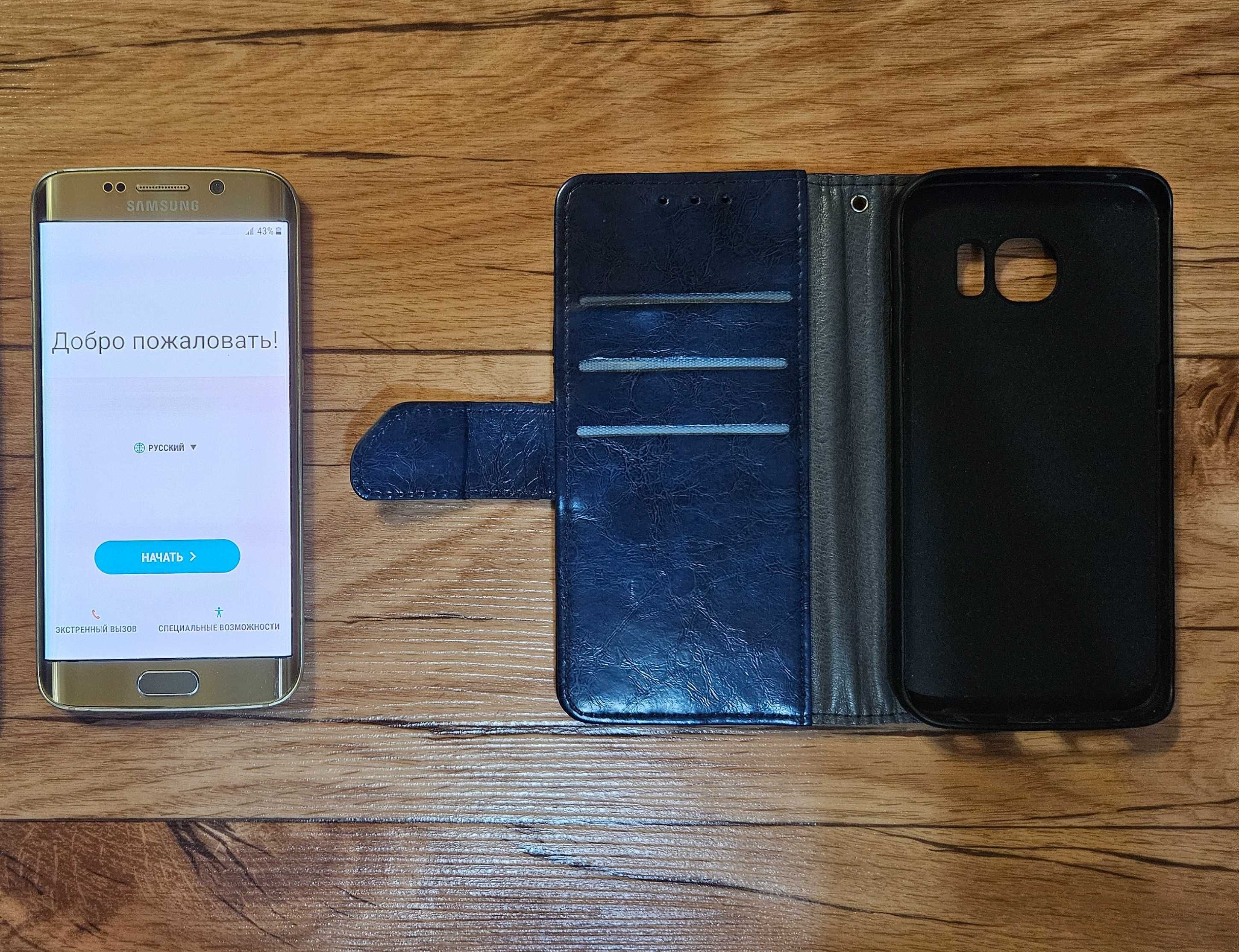 Продам смартфон Samsung Galaxy S6 Edge 32GB Gold Android 7.0