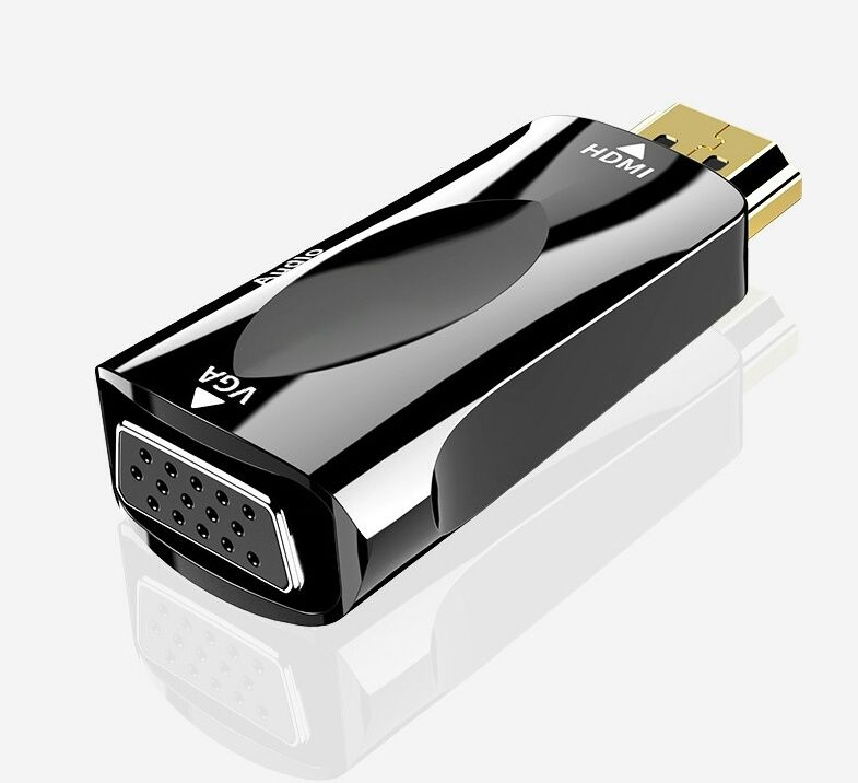 Переходник HDMI (папа) to VGA (мама), адаптер