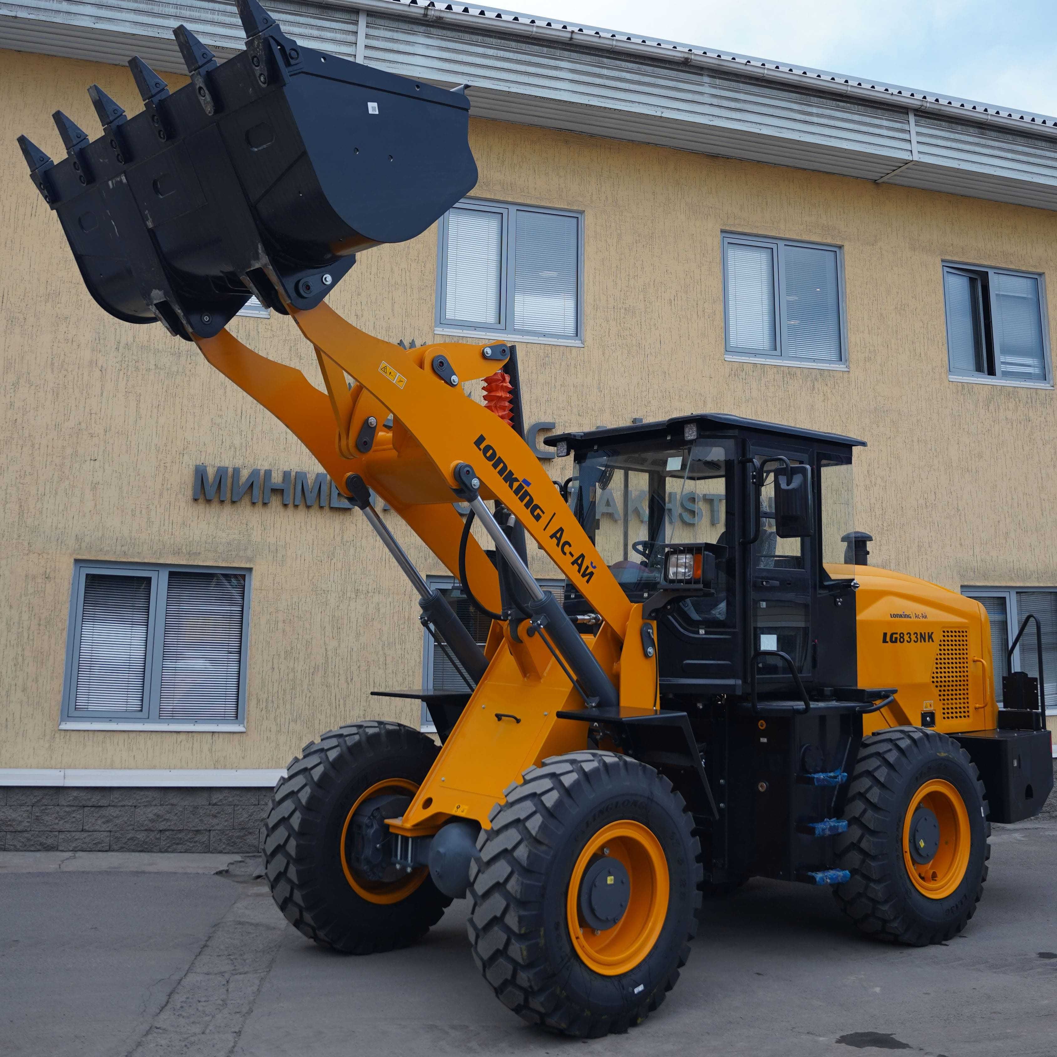 Фронтальные погрузчики LONKING LG833NK 2025 г. 1,8 м³