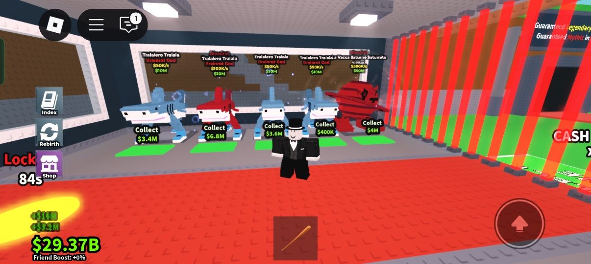 Игра Steal a brainrot, roblox