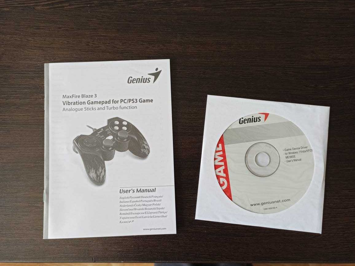 Гeймпад Genius МaхFirе Вlаzе3 (РС/PS3) USВ