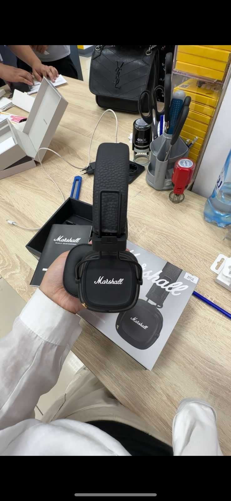 Marshall Маршал черный наушники Алматы ОРИГИНАЛ срочно продаю