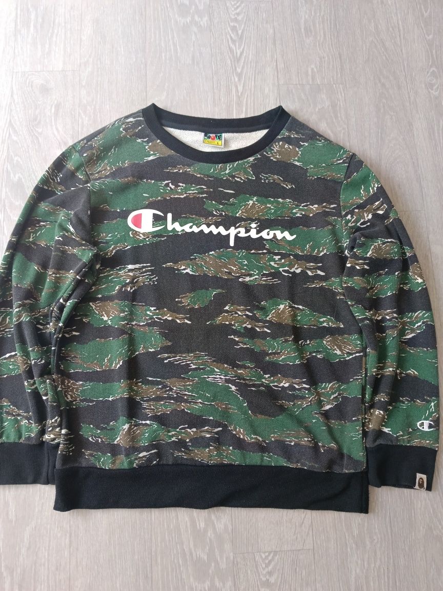Редчайший коллаб BAPE x Champion