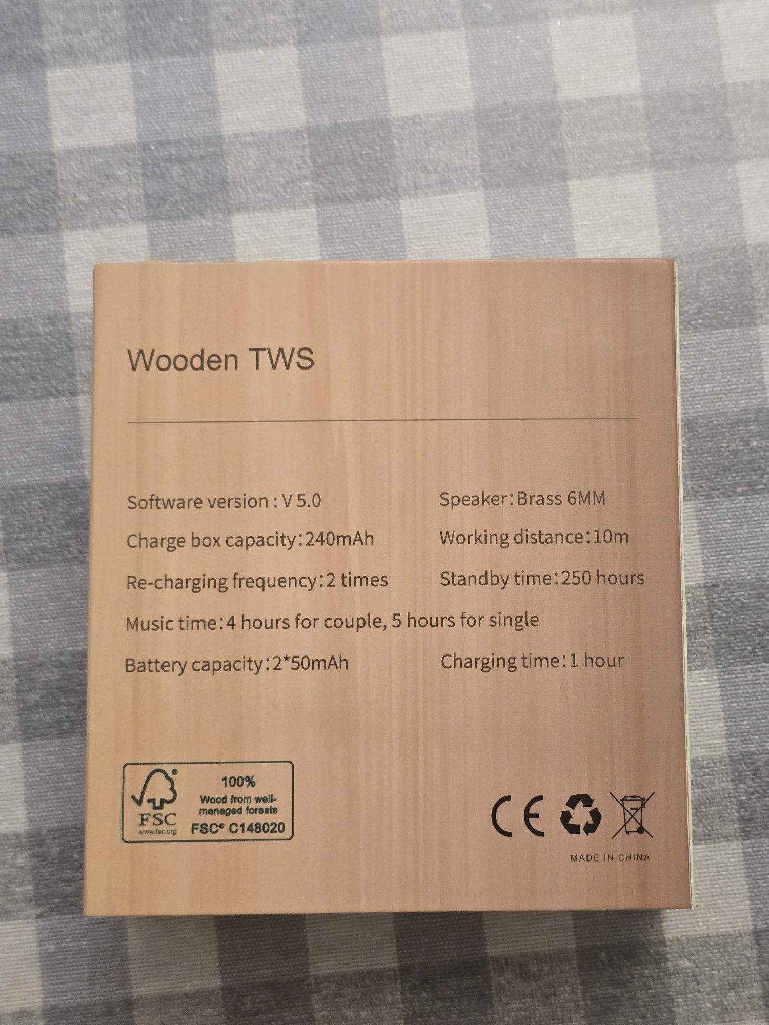 Новые эко-наушники Wooden TWS | Bluetooth 5.0 |