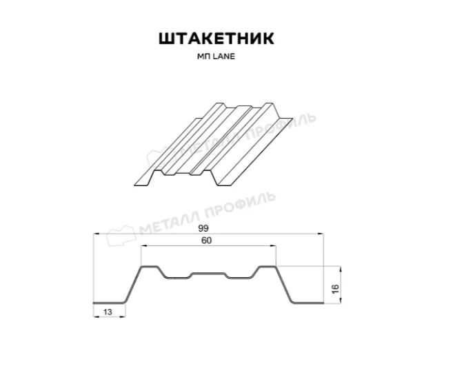 Штакетник  металлический  для забора в Казахстане!