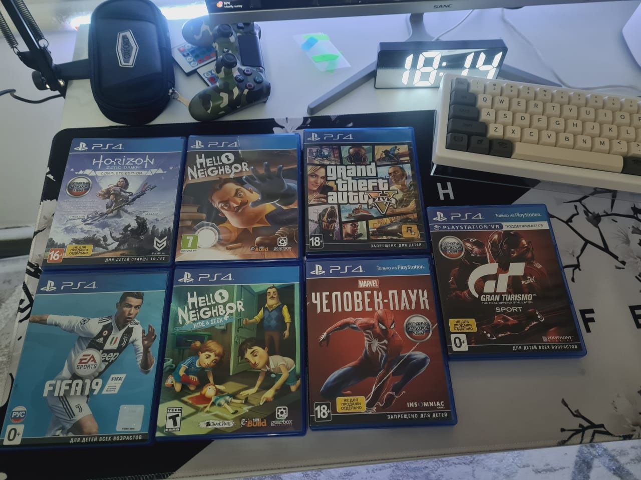 Ps4 pro 1 TB, 7 игр, 200к