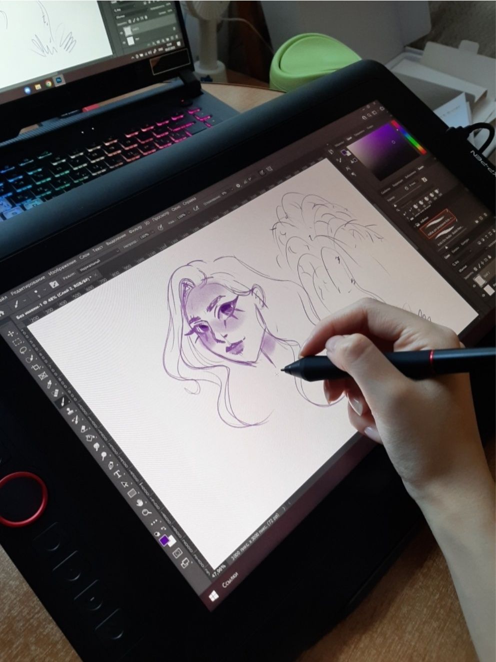 Планшет графический Artist 15.6 Pro черный