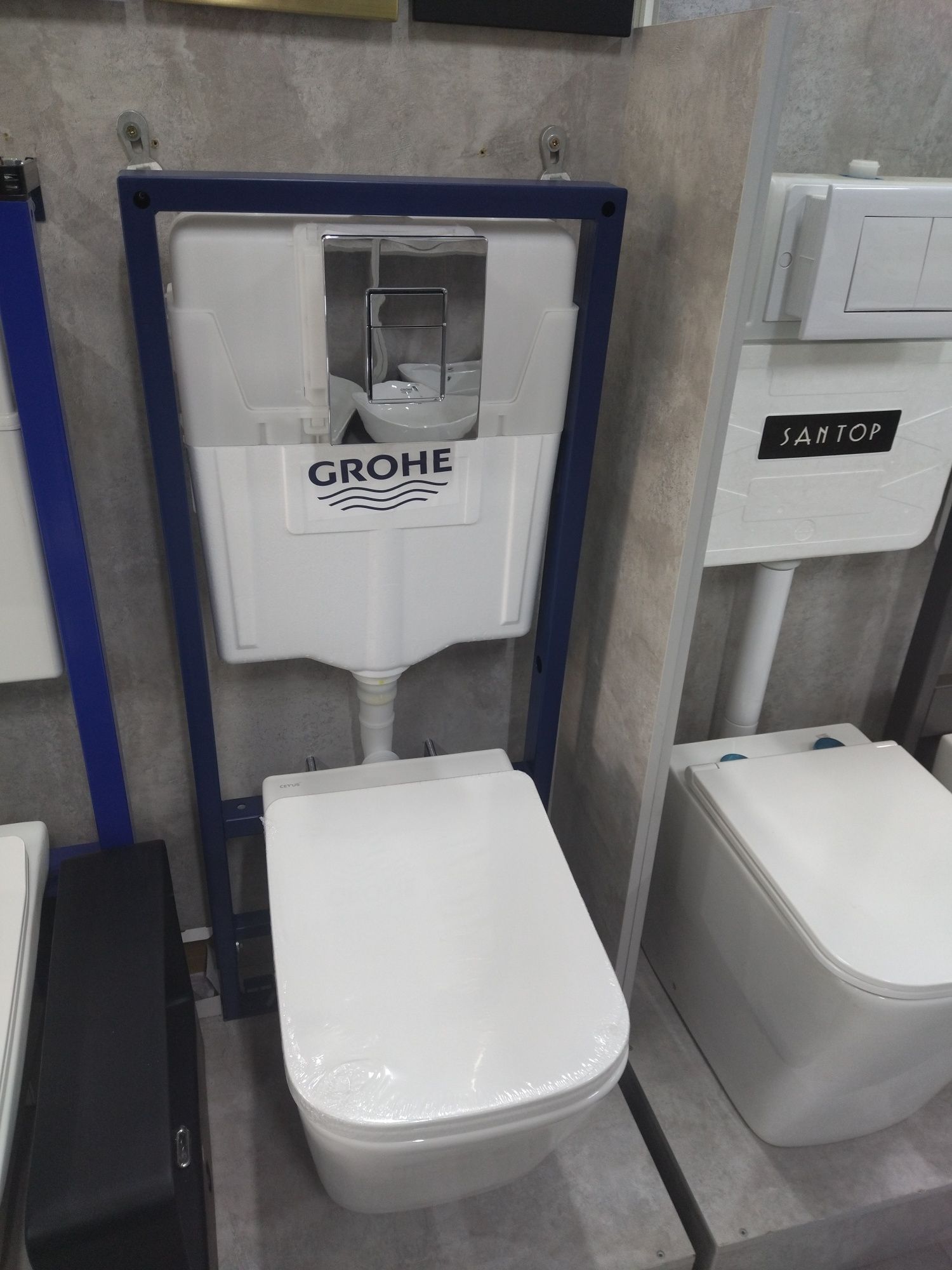Инсталляция Grohe с унитазом торнадо