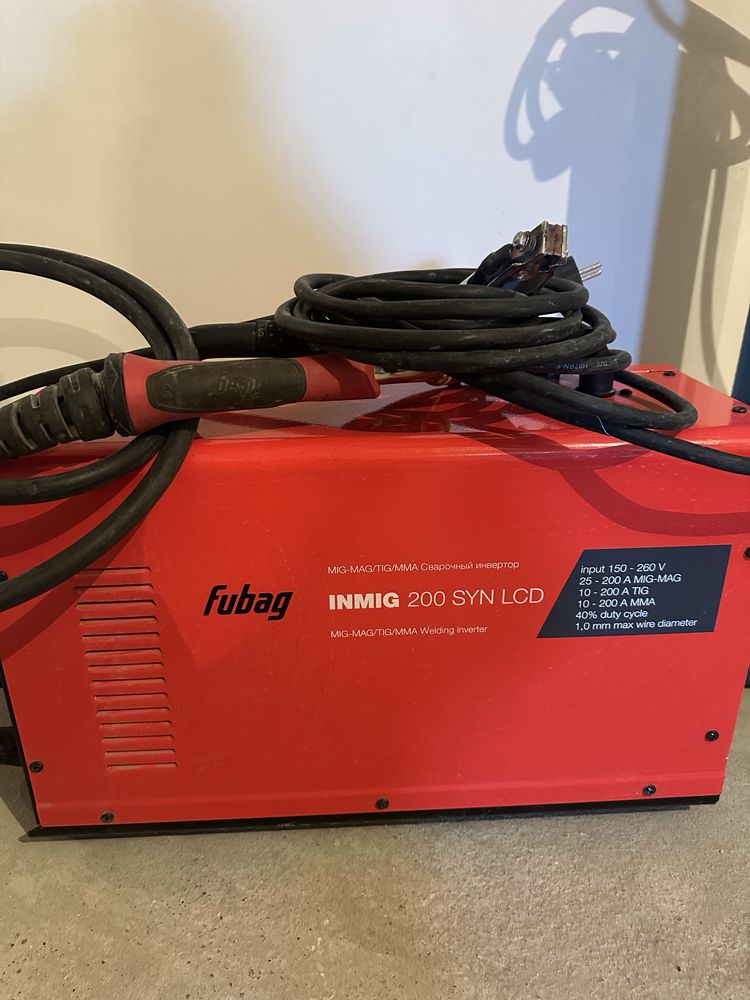 Fubag сварочный инвертор INMIG 200 SYN LCD + горелка