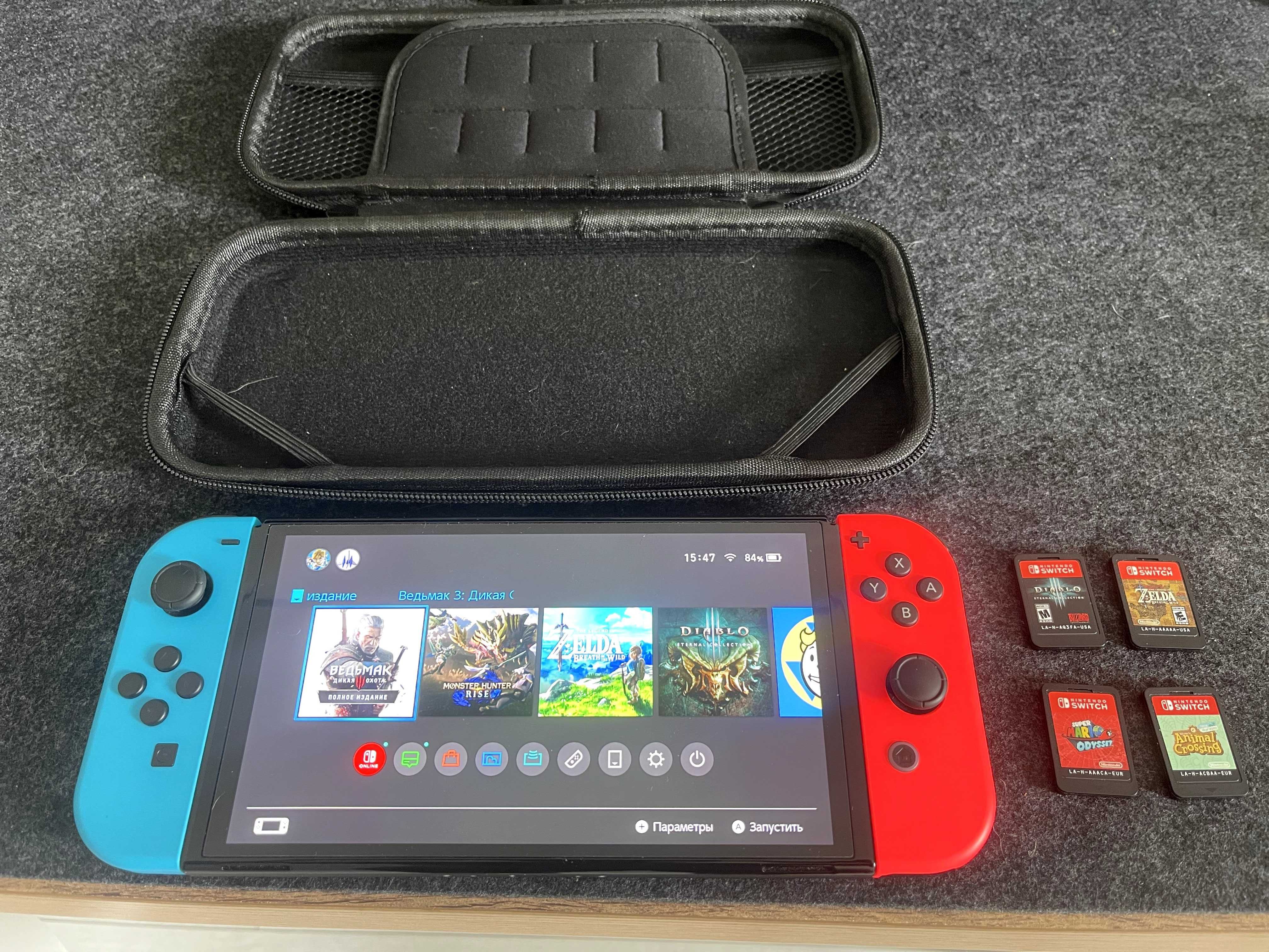 Nintendo Switch OLED + Игры + Pro Controller