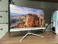Белый игровой монитор Sanc 24 диагональ 180Гц IPS Full HD