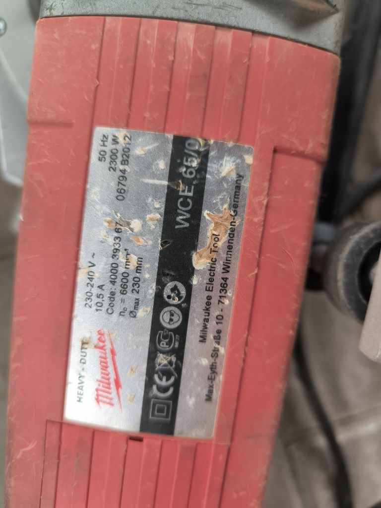 Промышленный штроборез Makita MILWAUKEE WCE 65/0