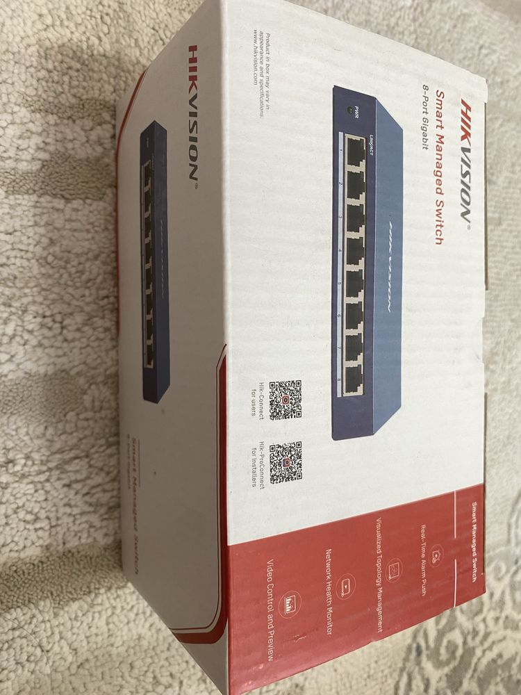Продам коммутатор hikvision