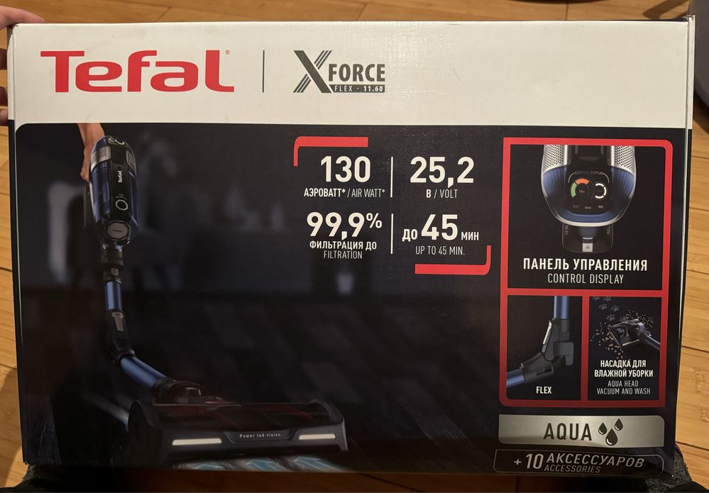 Беспроводной пылесос Tefal X-Force Flex 11.60 и X-plorer Serie 60 бу