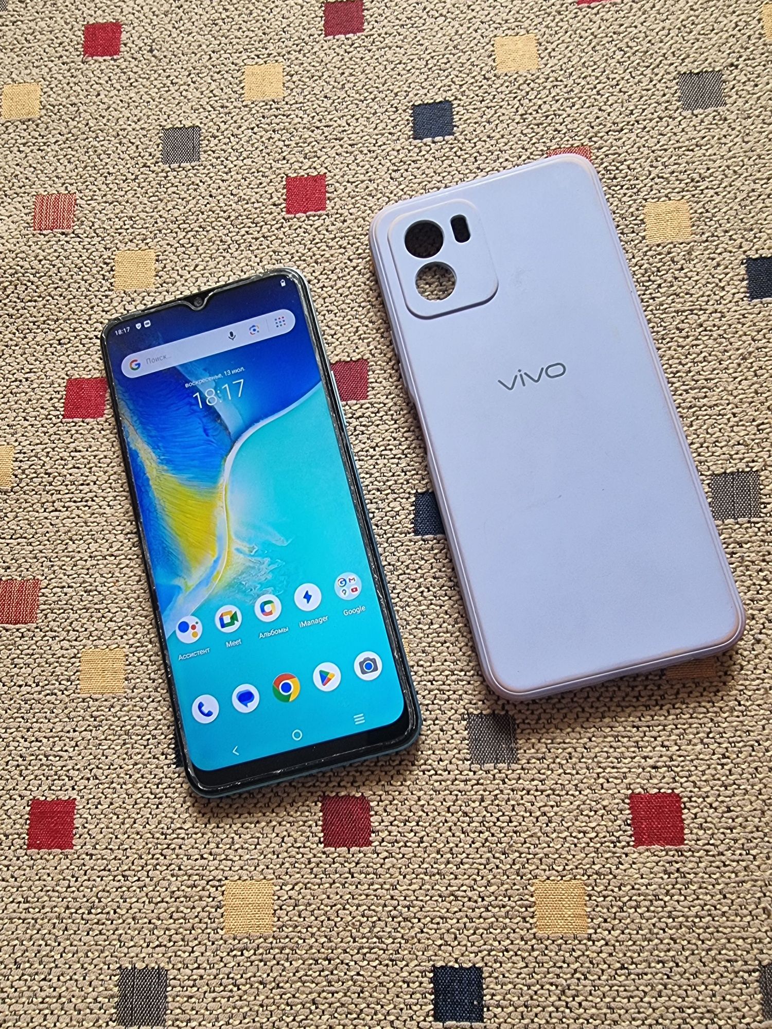 Vivo Y15s жагдай жаксы 8ядерныц шустрый рабочий телефон