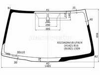 Стекло лобовое TOYOTA RAV4 #A2# 3/5D 00-06 Toyota Rav 4