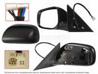 Зеркало TOYOTA CAMRY 06-11 LH складное, обогрев, 7контактов Toyota Cam