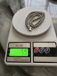 Серебро цепочка мужская 925/ 59 грамм
