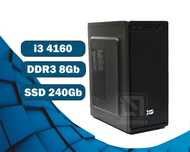 i3 4160/ 8Gb SSD HD Graphics 4400 X-Game Компьютер офисный  на SSD