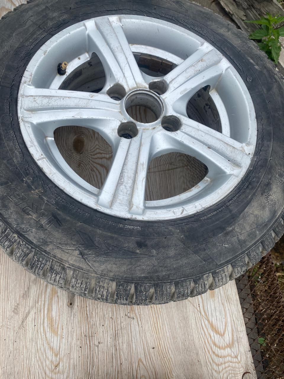 Продам зимние колеса титанки все 4 R13