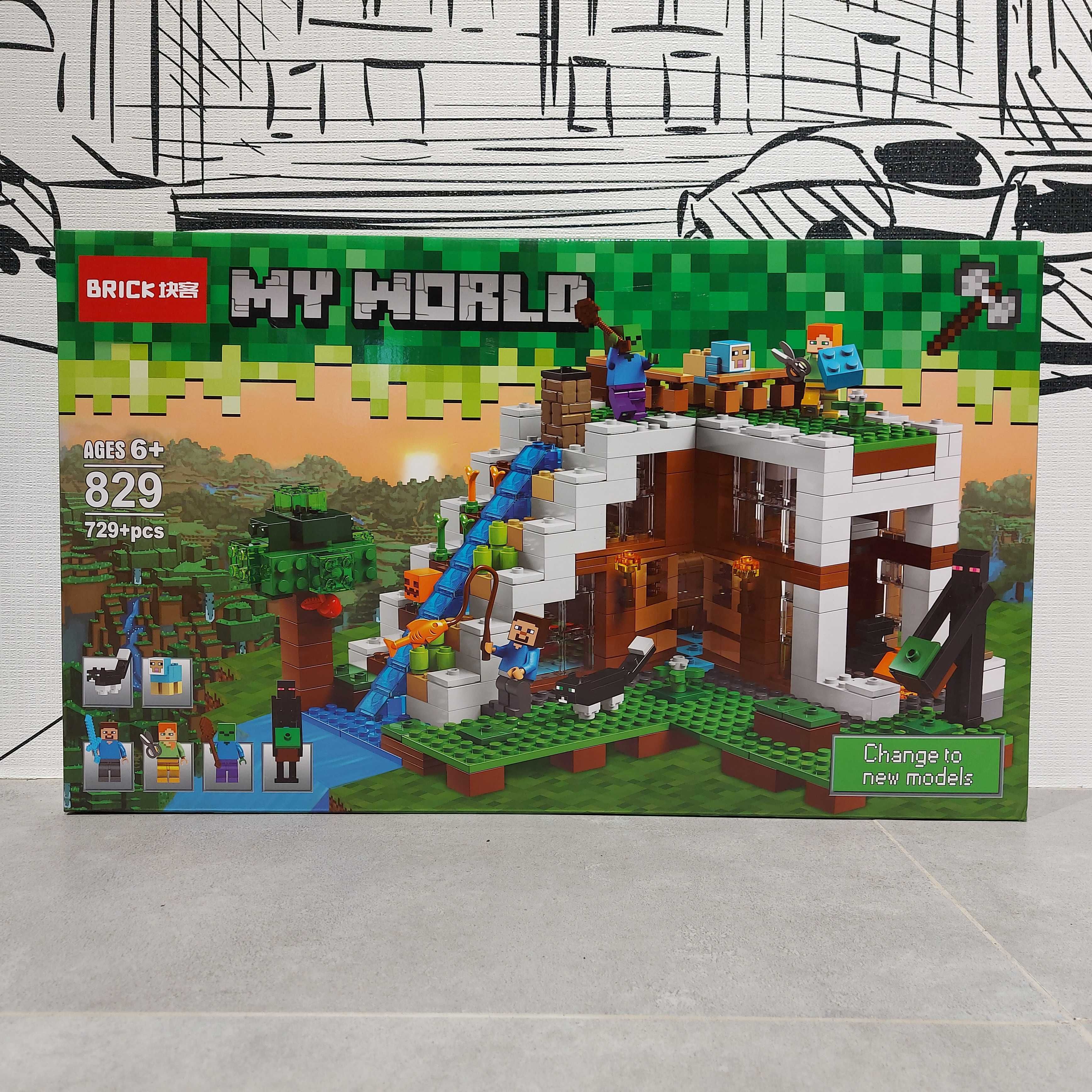 Конструктор Bela Minecraft /Майнкрафт/My world/Большой выбор/Kaspi