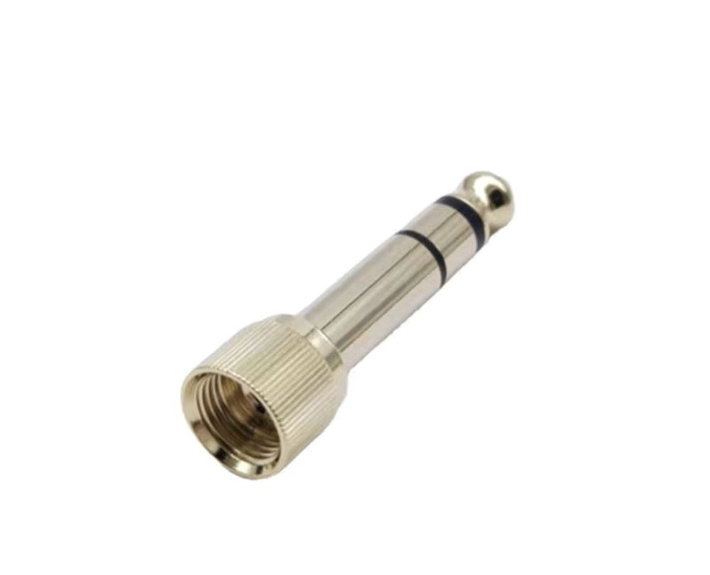 Переходник для наушников адаптер с mini jack 3,5mm на jack 6,3 stereo