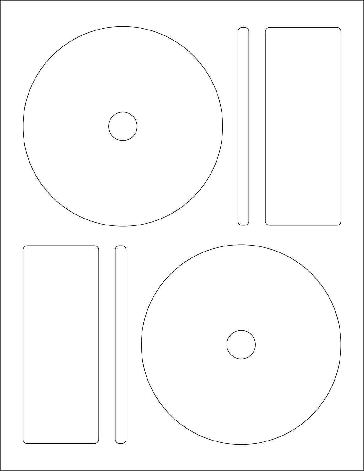 Наклейки на CD/DVD диски Memorex CD-DVD Label