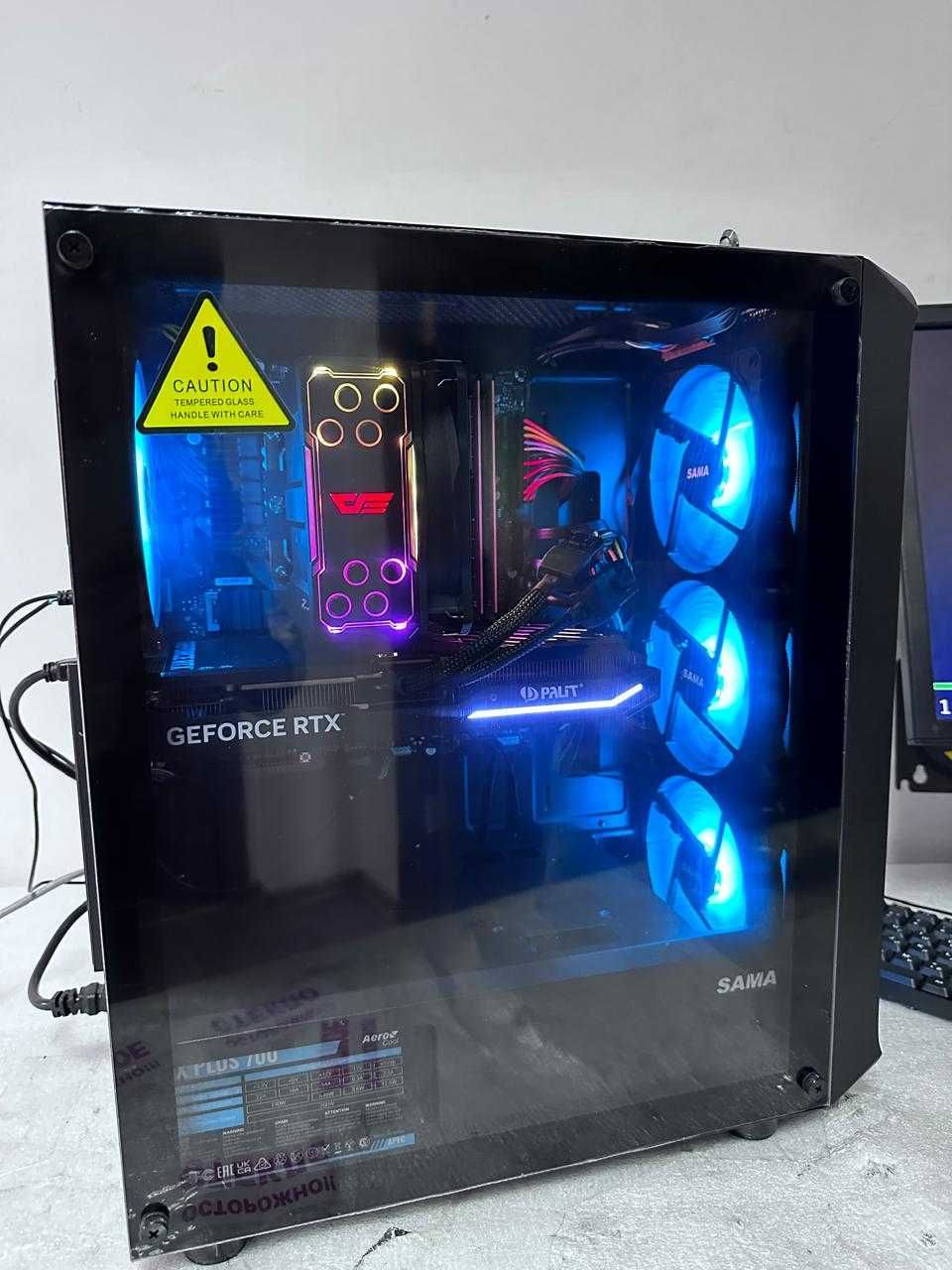 Игравой компютер /системный блок Ryzen 5 5500/RTX3060 16 озу 512 ссд