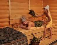 Массаж пилинг парение веником банки
