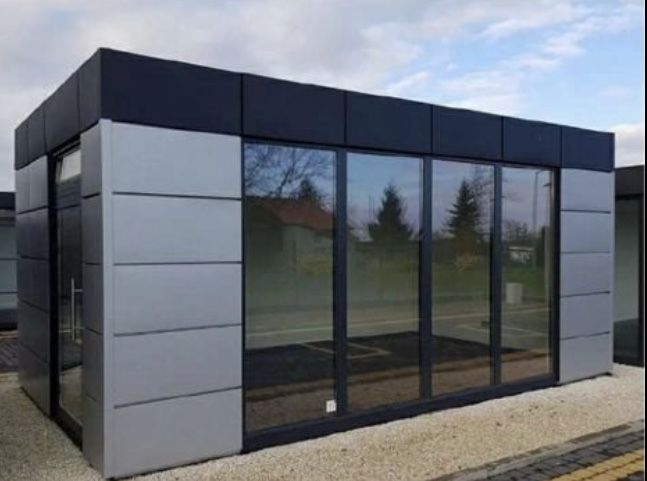 Строительство Торговый Павильон Блок Модуль Магазин контейнер сендвич