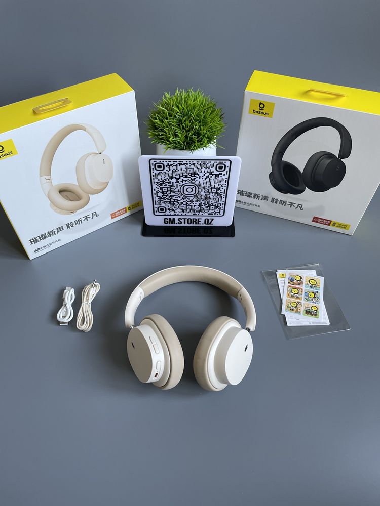Беспроводные наушники BASEUS Bluetooth, Wireless Headphones Bowie DO5