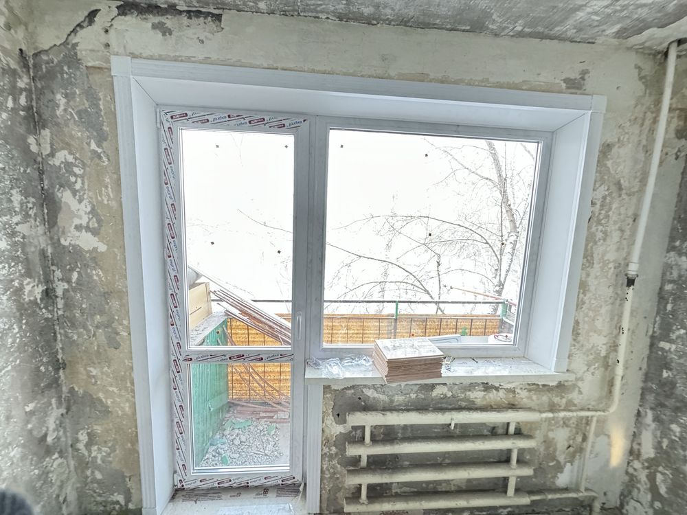 Остекление балконРемонт балкона,Пластиковые балкон,Откосы окна