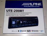 alpine ute-200bt + пульт rue 4350