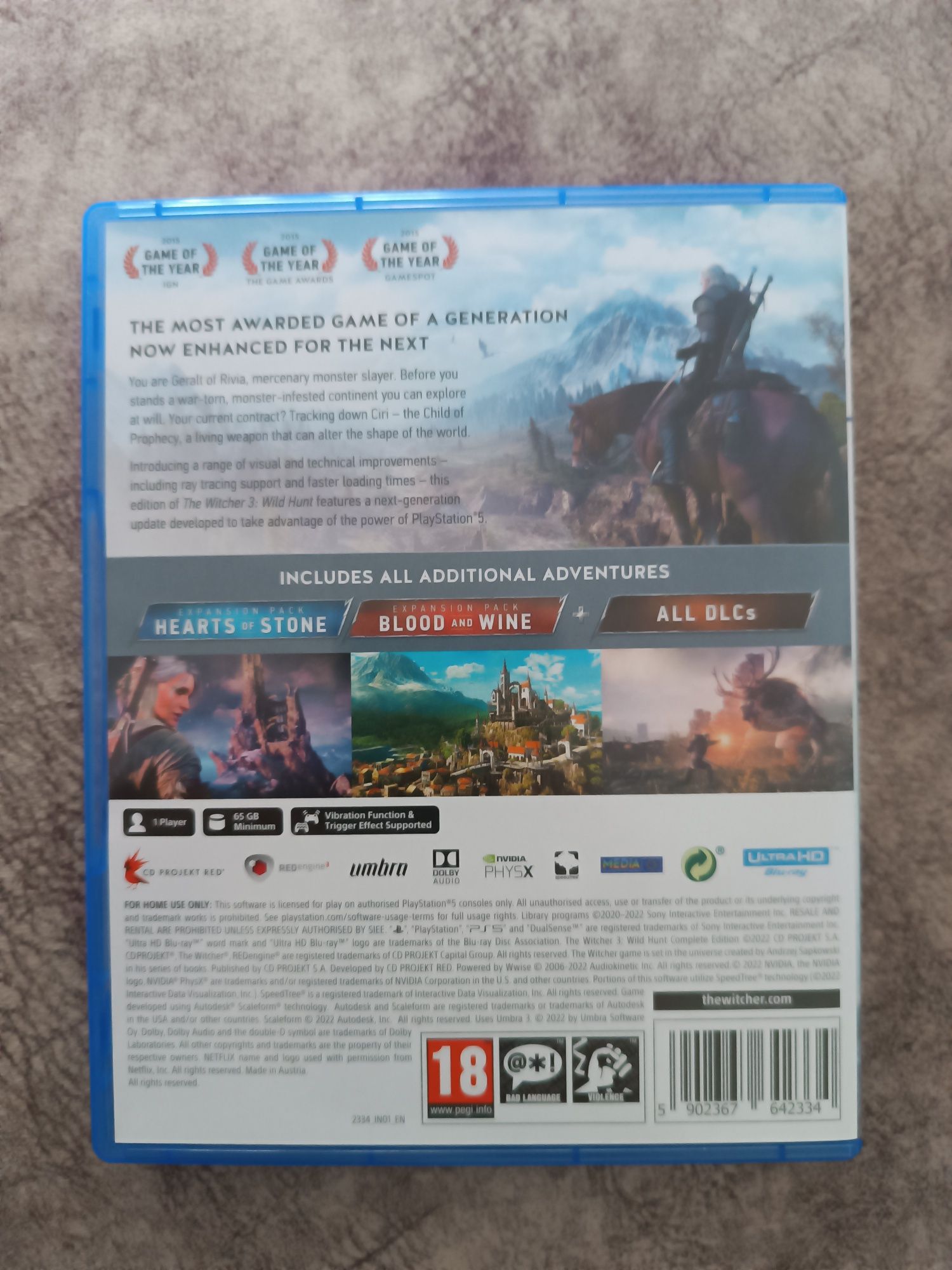 PS5 Ведьмак 3 RUS (Новый)