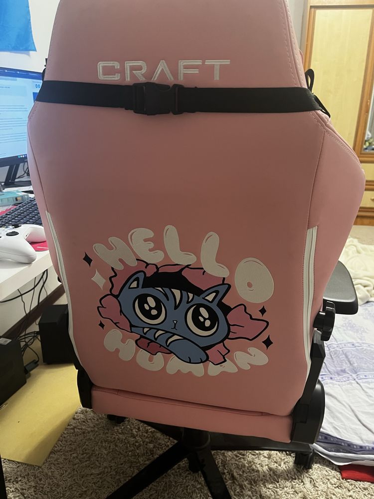 DXRacer CRAFT HALLO CAT игровое кресло