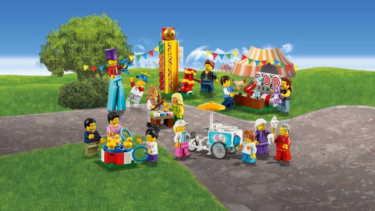 LEGO City 60234 Комплект мини-фигурок Весёлая ярмарка Новый ОРИГИНАЛ