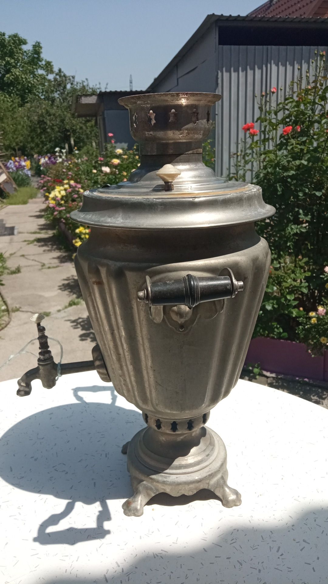 Самовар на дровах 4,5 лит-ра.