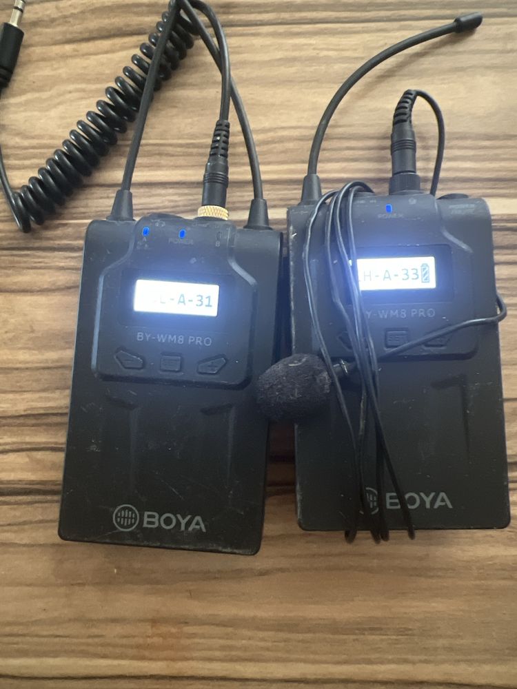 Продаю комплект радиопетличных микрофонов BOYA BY-WM8 PRO K2 (б/у)