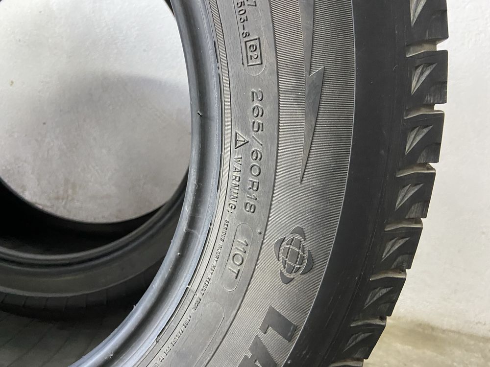 Резина Michelin, 4 баллона. Размер 265/60/18. Стояли на Toyota Prado.