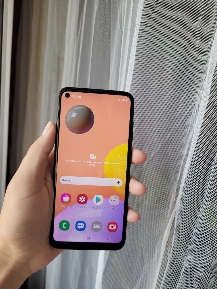 Samsung Galaxy A11 чёрного цвета