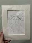Принт картины Picasso - Tete Francoise из музея Picasso в Барселоне