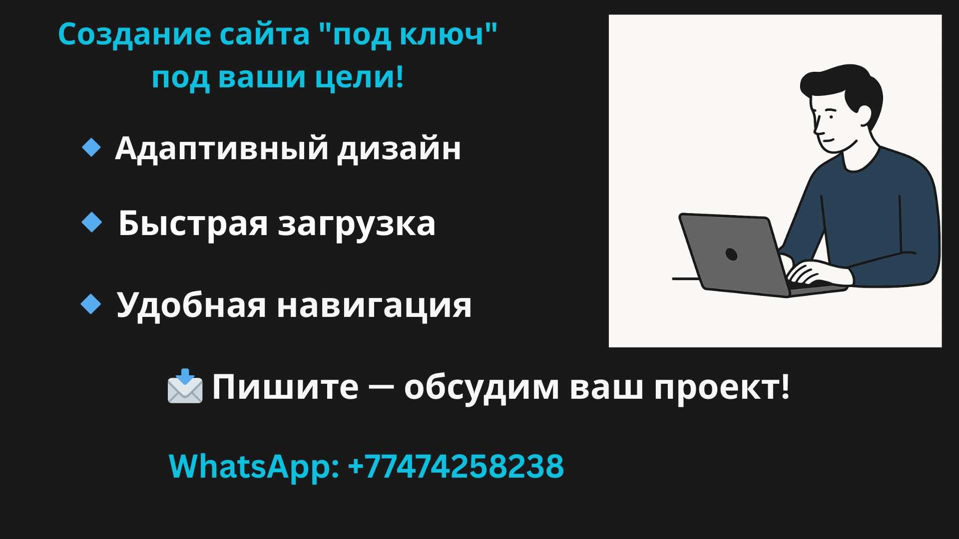 Создание сайта под ключ | Быстро и доступно