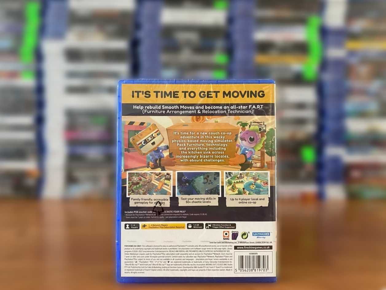 Новый Moving Out 2 PS5 Большой Выбор Игр