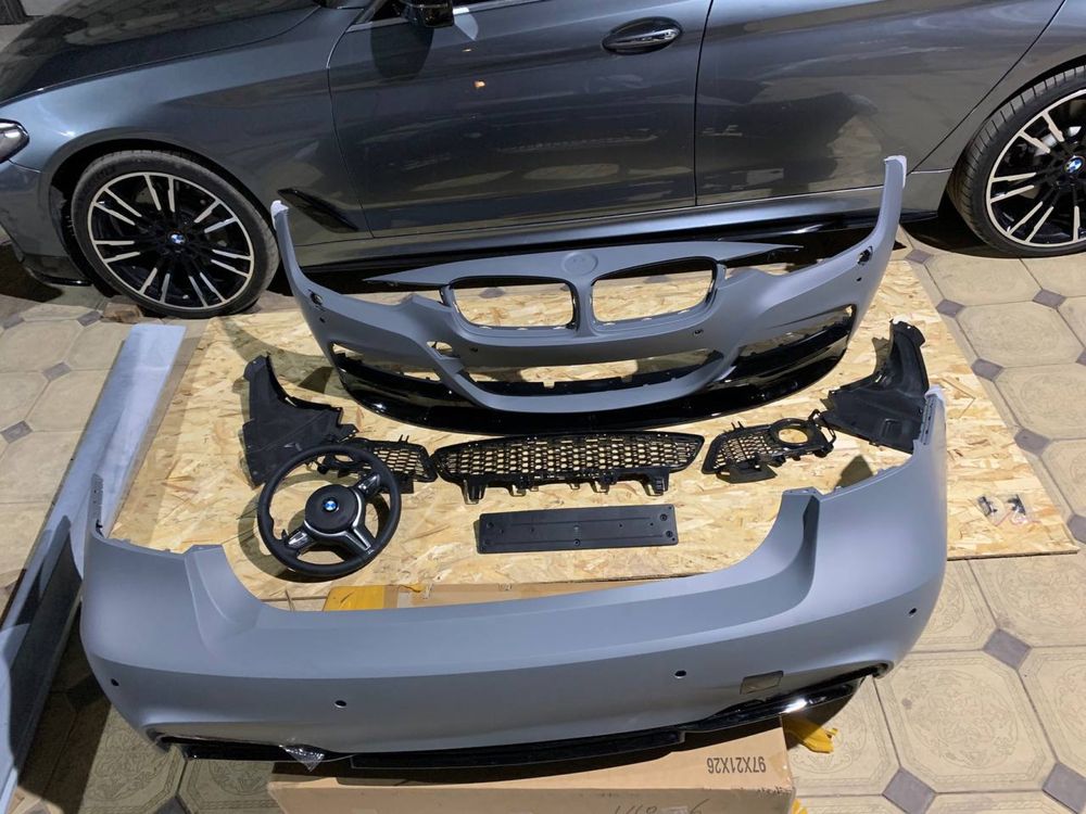 Обвес бампер BMW F30 комплект БМВ Ф30