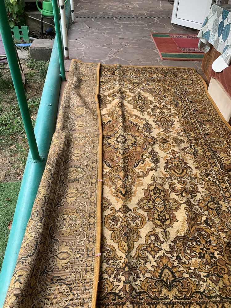 Ковер шерстяной СССР размер 2/3 в хорошем сост