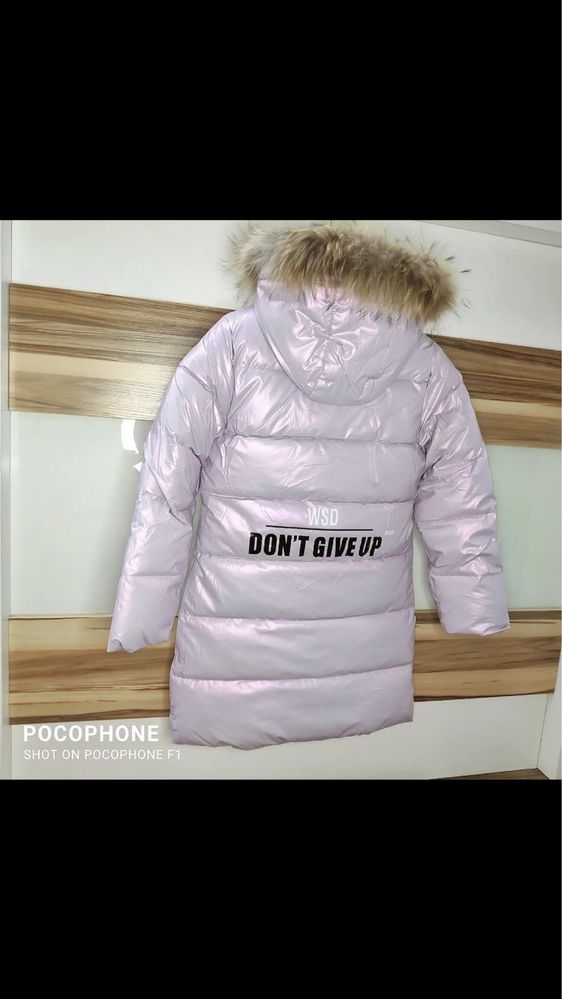 Новый. Зимний стильный пуховик пальто.